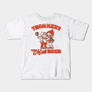 Trommer's Gnomes Retro Defunct Malt Beer Kids T-Shirt